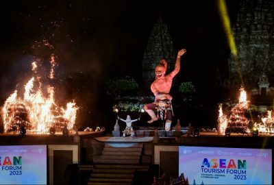 Opening Ceremony ASEAN Tourism Forum 2023 di Candi Prambanan
