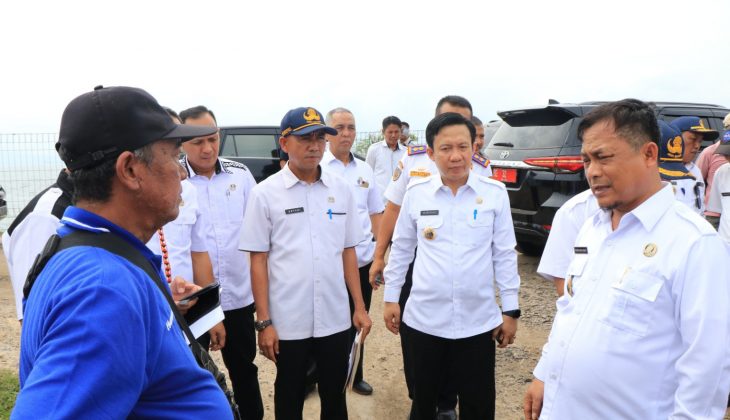 Pejabat Pemprov Lampung Tinjau Pelabuhan Pengumpan Sebalang