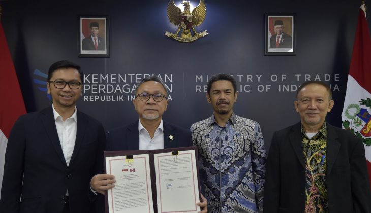 Peluncurkan Perundingan Perjanjian Kemitraan Ekonomi Komprehensif Indonesia-Peru