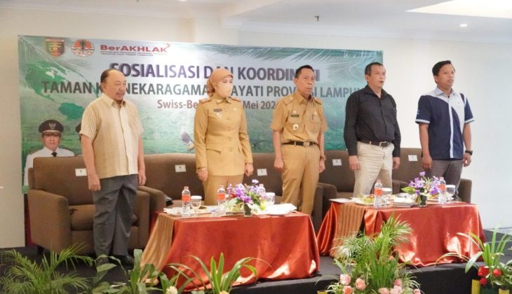 Pemprov Lampung Adakan Sosialisasi dan Koordinasi Pembangunan Taman Keanekaragaman Hayati