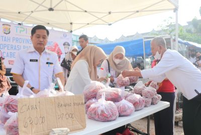 Pemprov Lampung Gelar Operasi Pasar Komoditas Cabai dan Bawang