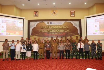 Pemprov Lampung Ikuti Rakor Penanganan Inflasi