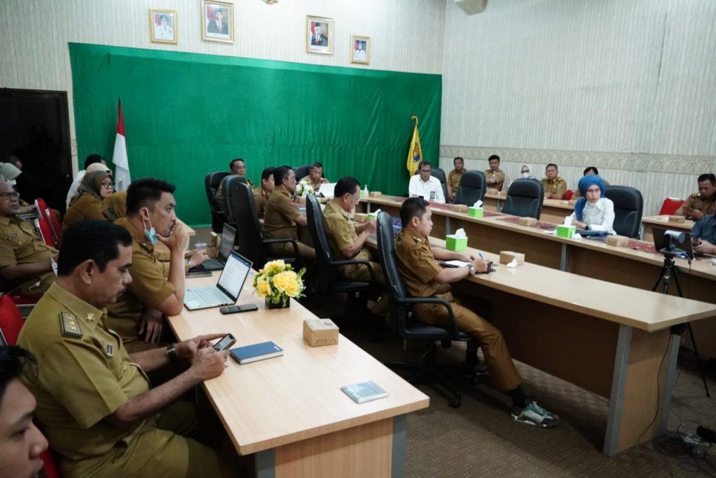 Pemprov Lampung Ikuti Rapat Koordinasi Pengendalian Inflasi Daerah