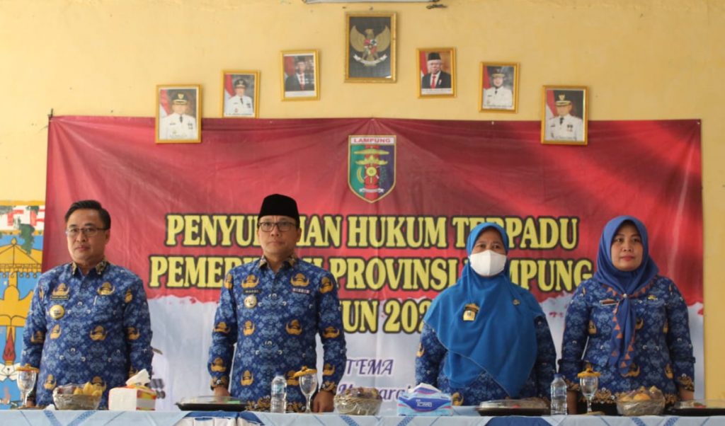 Pemprov Lampung Laksanakan Penyuluhan Hukum Terpadu di Kota Metro