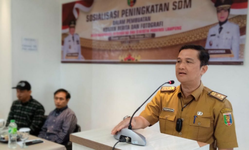 Pemprov Selenggarakan Sosialisasi Peningkatan SDM Pembuatan Konten Berita dan Fotografi