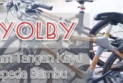 Jam Tangan Kayu dan Sepeda Bambu Buah Karya Siswanto