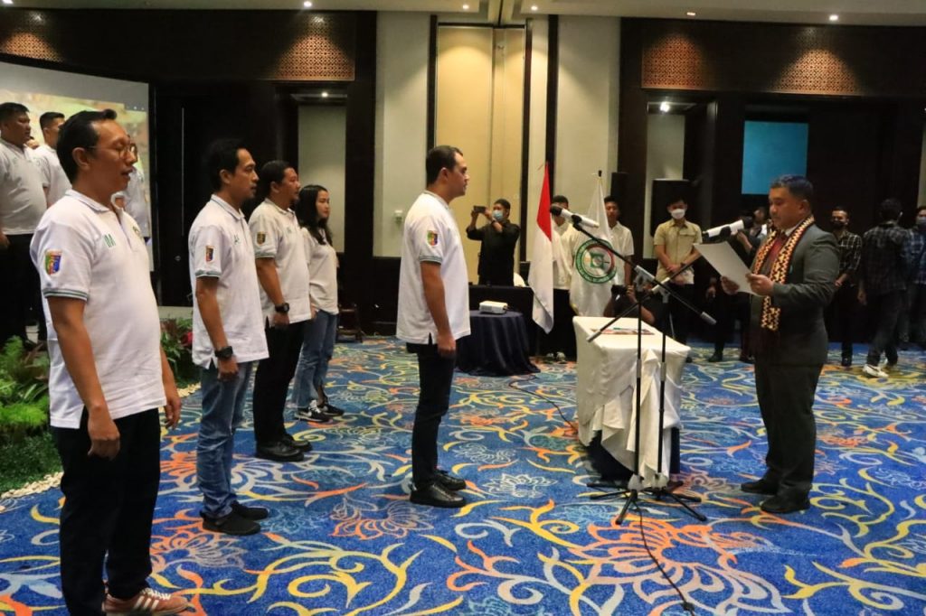 Pengukuhan dan Pelantikan Pengurus Perbasasi Provinsi Lampung Masa Bakti 2022-2026