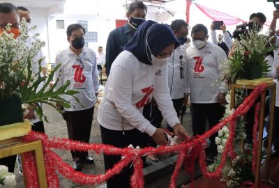 Riana Sari Arinal Resmikan Gerai Donor Darah pada Peringatan HUT PMI