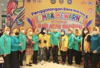 Peringati Hari Anak Nasional, Riana Sari Arinal Hadiri Penggalangan Dana Anak Penderita Kanker dan Lomba Mewarnai