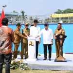 Presiden Joko Widodo Resmikan Sistem Penyediaan Air Minum Kota Bandar Lampung