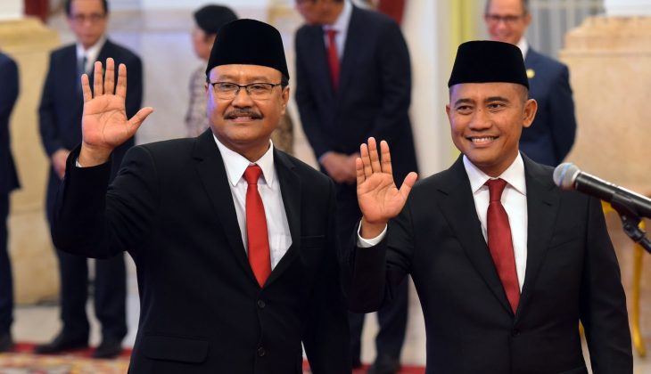 Presiden Jokowi Lantik Saifullah Yusuf Sebagai Mensos dan Eddy Hartono Sebagai Kepala BNPT