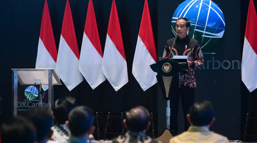 Presiden Jokowi Luncurkan Bursa Karbon Indonesia