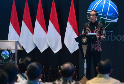 Presiden Joko Widodo Luncurkan Bursa Karbon Indonesia