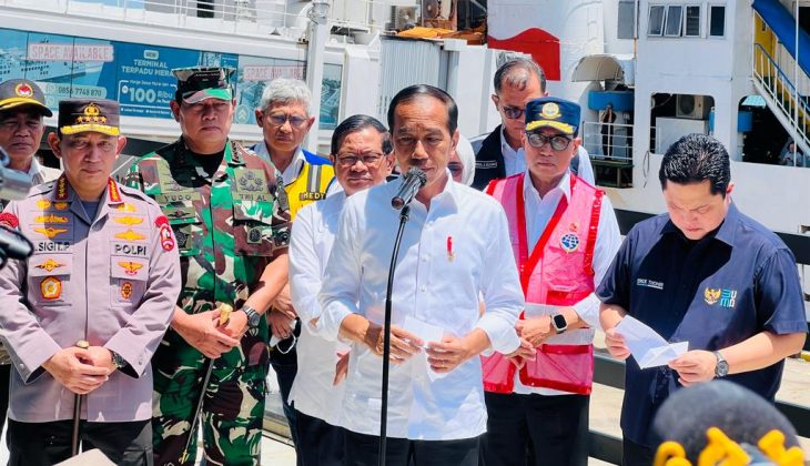 Presiden Jokowi Pastikan Kesiapan Pelabuhan Merak untuk Arus Mudik 2023