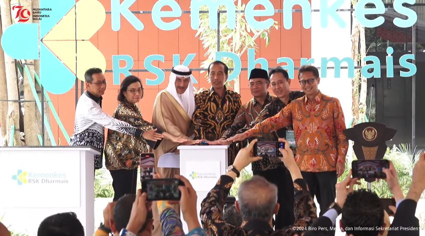 Presiden Jokowi Resmikan Fasilitas Kesehatan Kanker, Ibu, dan Anak di RSK Dharmais