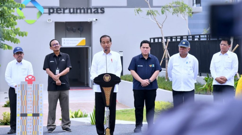 Presiden Jokowi Resmikan Hunian Milenial untuk Indonesia