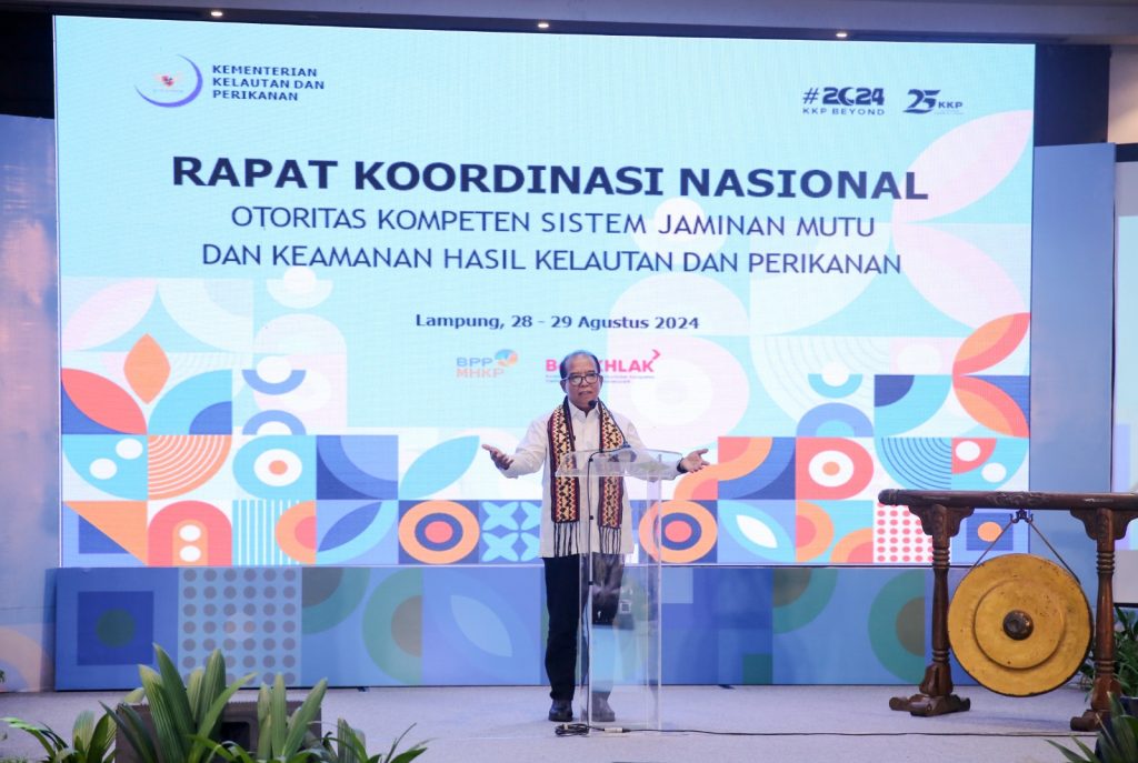 Rakornas Pengendalian Mutu dan Keamanan Hasil Kelautan: Pj Gubernur Samsudin Ajak KKP Bersinergi Kendalikan Mutu Produk