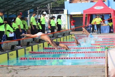 Ratusan Pelajar se-Sumatera Ikuti Kejuaraan Renang Walikota Bandar Lampung Cup I 2023