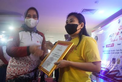 Riana Sari Arinal Buka Acara Puncak Gebyar HUT ke-77 PMI