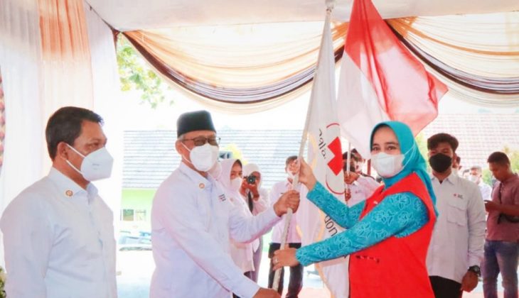 Riana Sari Arinal Lantik Pengurus PMI Kabupaten Tanggamus