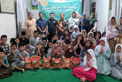 SMSI Bandar Lampung Bakti Sosial di Panti Asuhan Asuhan Ar- Rauf Syahira