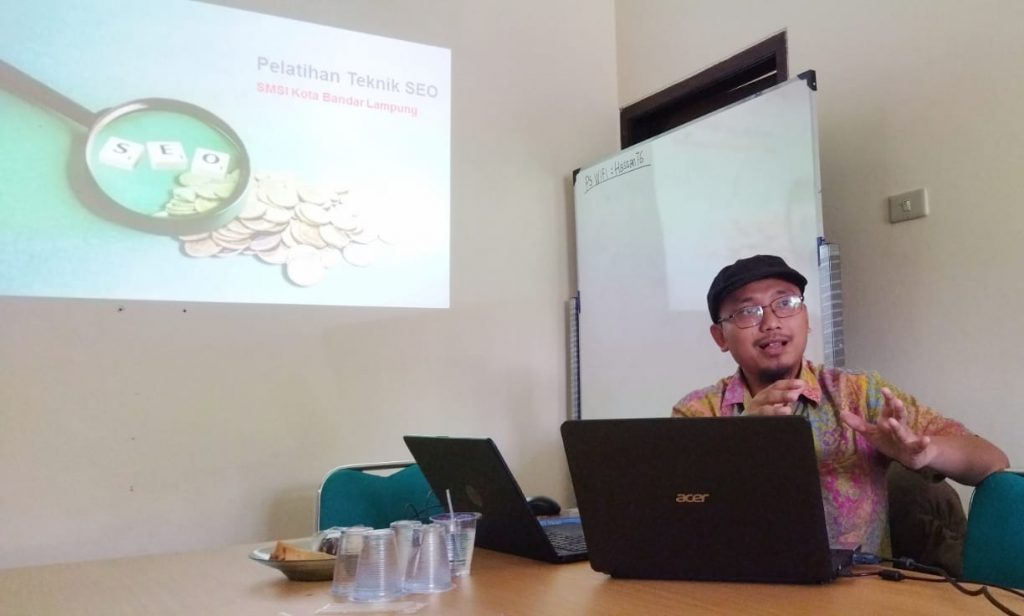 SMSI Bandar Lampung Gelar Pelatihan SEO