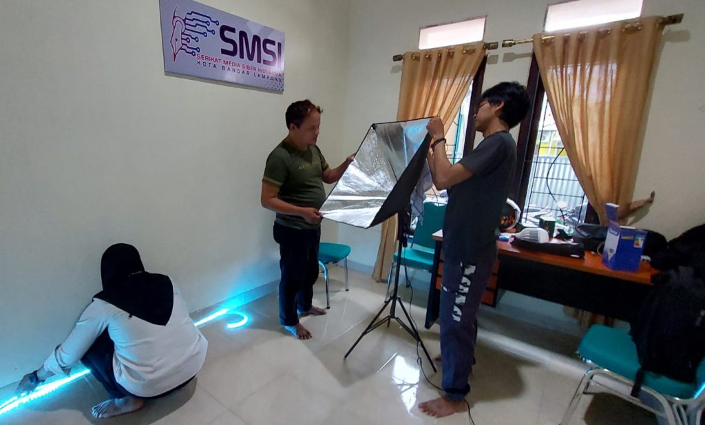 SMSI Bandar Lampung Persiapkan Studio Podcast