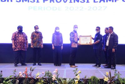 SMSI Beri Penghargaan 4 OPD Pemkot Bandar Lampung