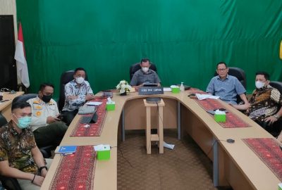 Sekdaprov Ikuti Rakor Pembahasan Perkembangan Kasus Covid-19 dan Evaluasi PPKM Luar Jawa-Bali