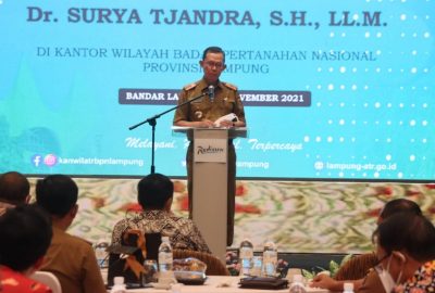 Pemprov Lampung Rapat Koordinasi Gugus Tugas Reforma Agraria