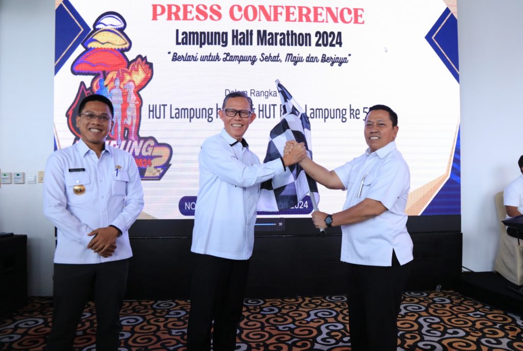 Sekdaprov Luncurkan Lampung Half Marathon 2024