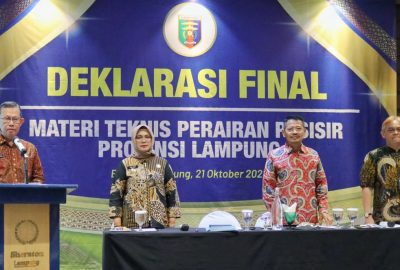 Sekdaprov Pimpin Deklarasi Final Materi Teknis Perairan Pesisir