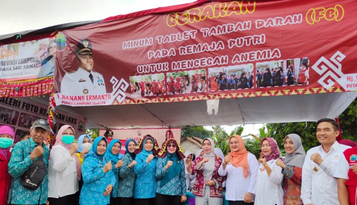TP PKK Provinsi Lampung Lakukan Kunjungan Kerja ke Desa Totoharjo, Bakauheni