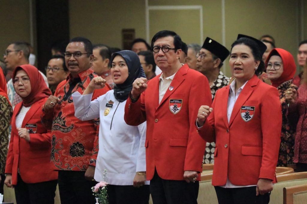 Wagub Chusnunia Hadiri Pelantikan dan Pengukuhan Pengurus Federasi Kempo Indonesia (FKI) Lampung Periode 2023-2027