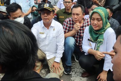 Wagub dan Ketua DPRD Lampung Temui Langsung Massa Demonstran Aliansi Lampung Memanggil
