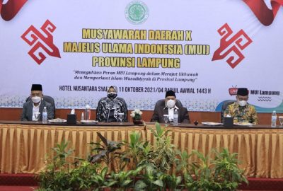 Wakil Gubernur Buka Musda X MUI Provinsi Lampung
