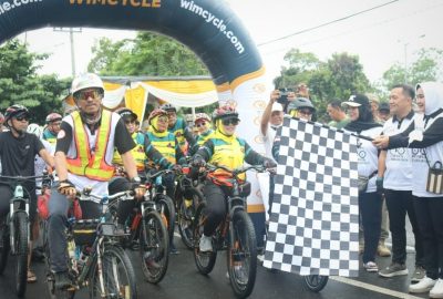 Wakili Gubernur, Senen Mustakim Hadiri Fun Bike HUT ke-72 Ikatan Dokter Indonesia