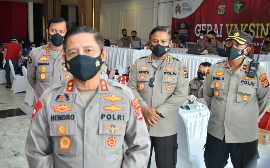 Pelaksanaan Vaksinasi Merdeka Siger Lampung