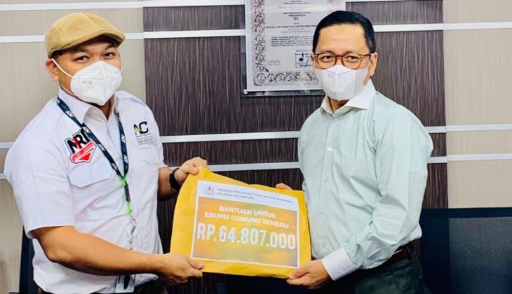 APTISI Wilayah II-B Lampung Salurkan Donasi Gunung Semeru Melalui ICMI Orwil Lampung ke ACT Bandar Lampung