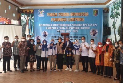 Pelantikan Pengurus PMKM Prima Indonesia DPD Lampung Periode 2021-2026