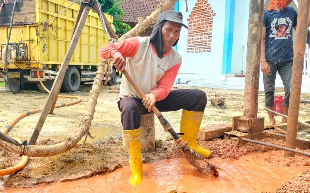 ACT Lampung Tengah Bangun Sumur Wakaf Mushola