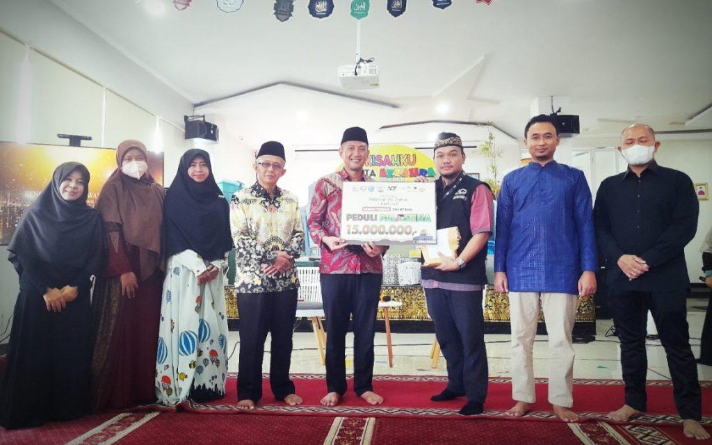 Yayasan Fatimah Az zahra Salurkan Zakat Mal untuk Palestina melalui Gobal Zakat ACT