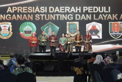 Pemkot Bandar Lampung Terima Penghargaan Daerah Peduli Penanganan Stunting dan Layak Anak
